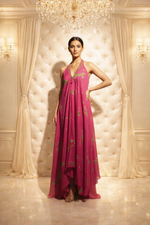 Fuchsia Fury gown