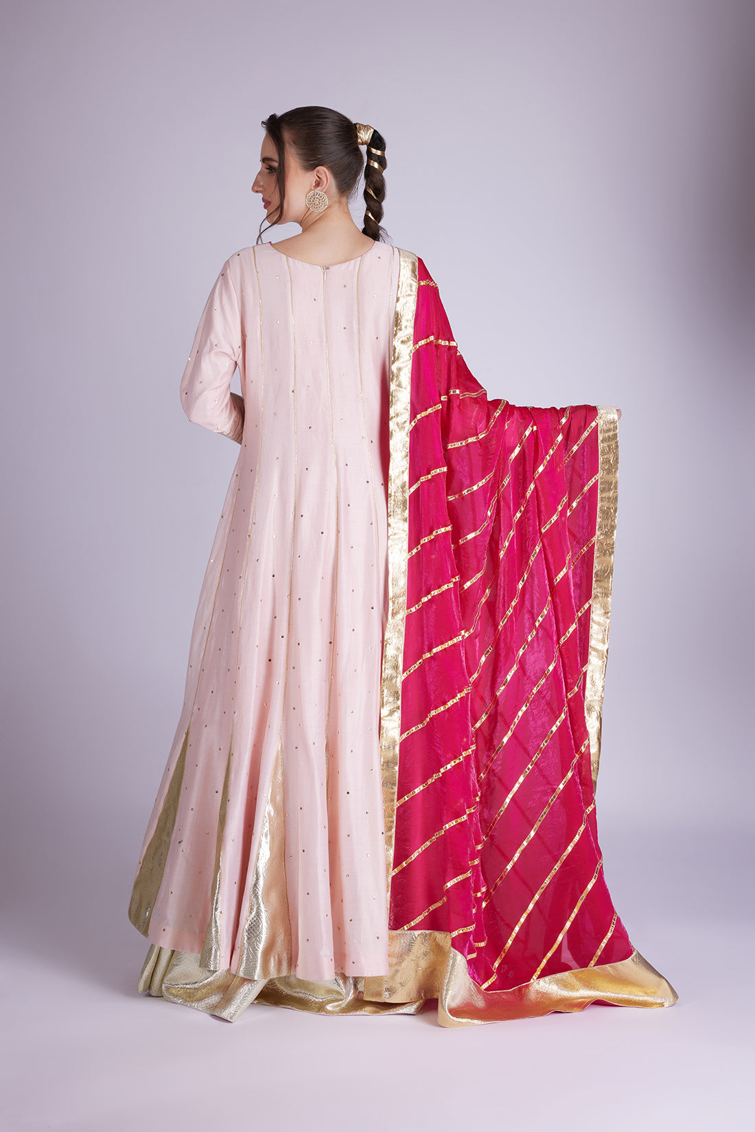 BLUSH PINK PEARL SUIT