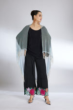 NOIR ELEGANCE FLORAL STYLE PAIR