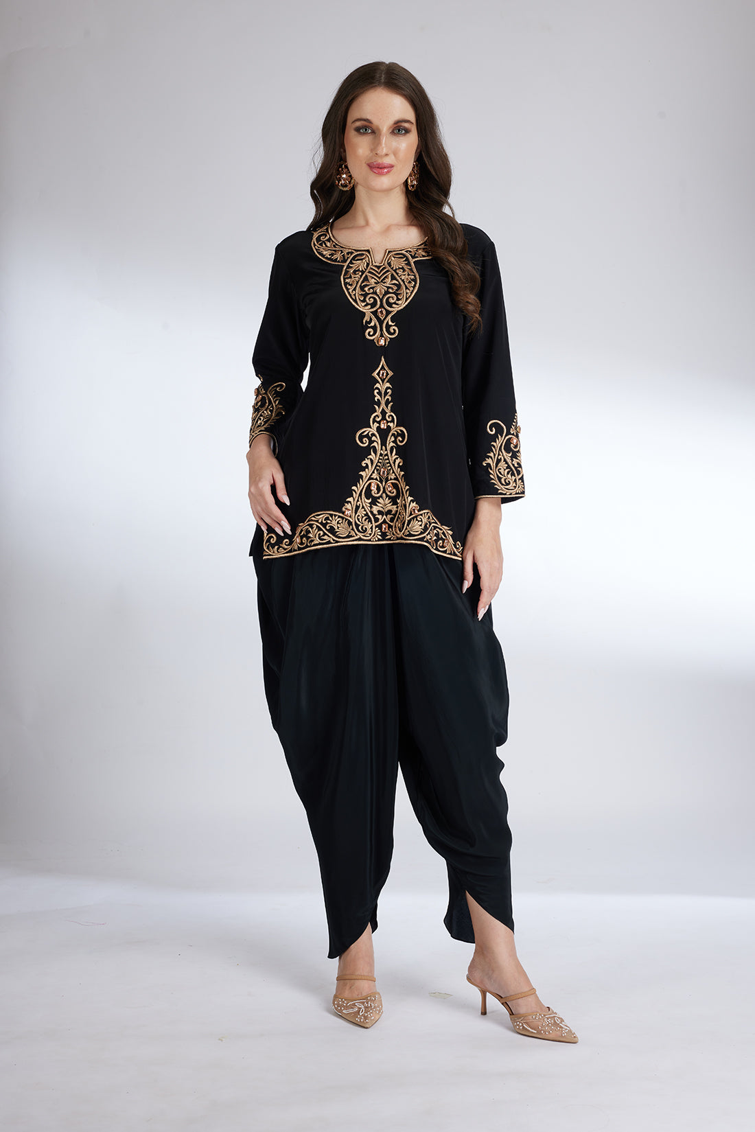 NOIR ALEKHAN DHOTI SET