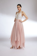 PEACHY BLUSH FLAME GOWN