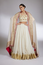 SUNEHRI SANJ GOTTA PATI LEHENGA