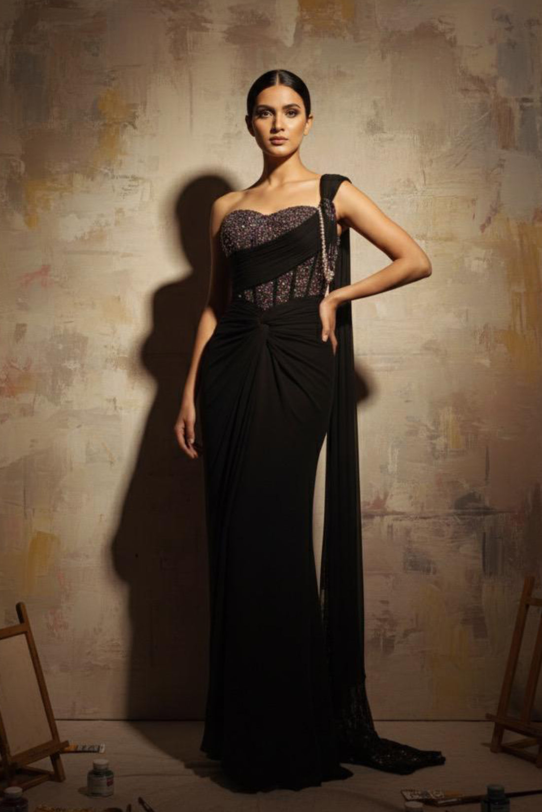 FURICA BLACK GOWN