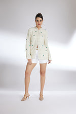 SEA BEAD EMERALD PEARL JACKET