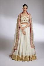 SUNEHRI SANJ GOTTA PATI LEHENGA