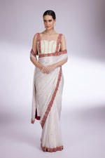 IVORY ROSE SERENADE SAREE