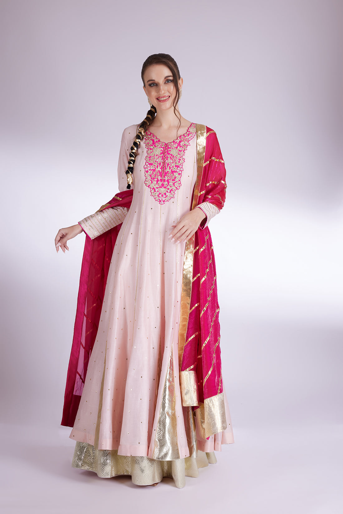 BLUSH PINK PEARL SUIT