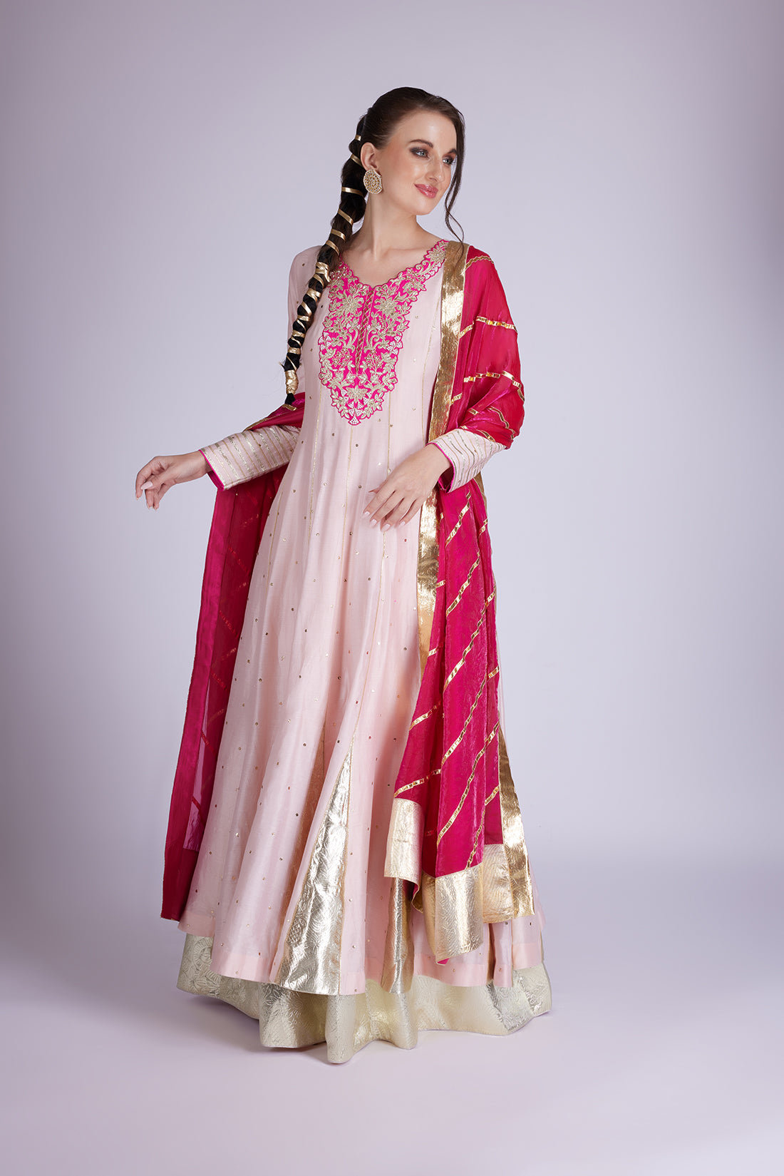 BLUSH PINK PEARL SUIT