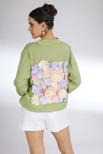 OLIVE FLORAL STYLE PAIR