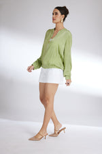 OLIVE FLORAL STYLE PAIR