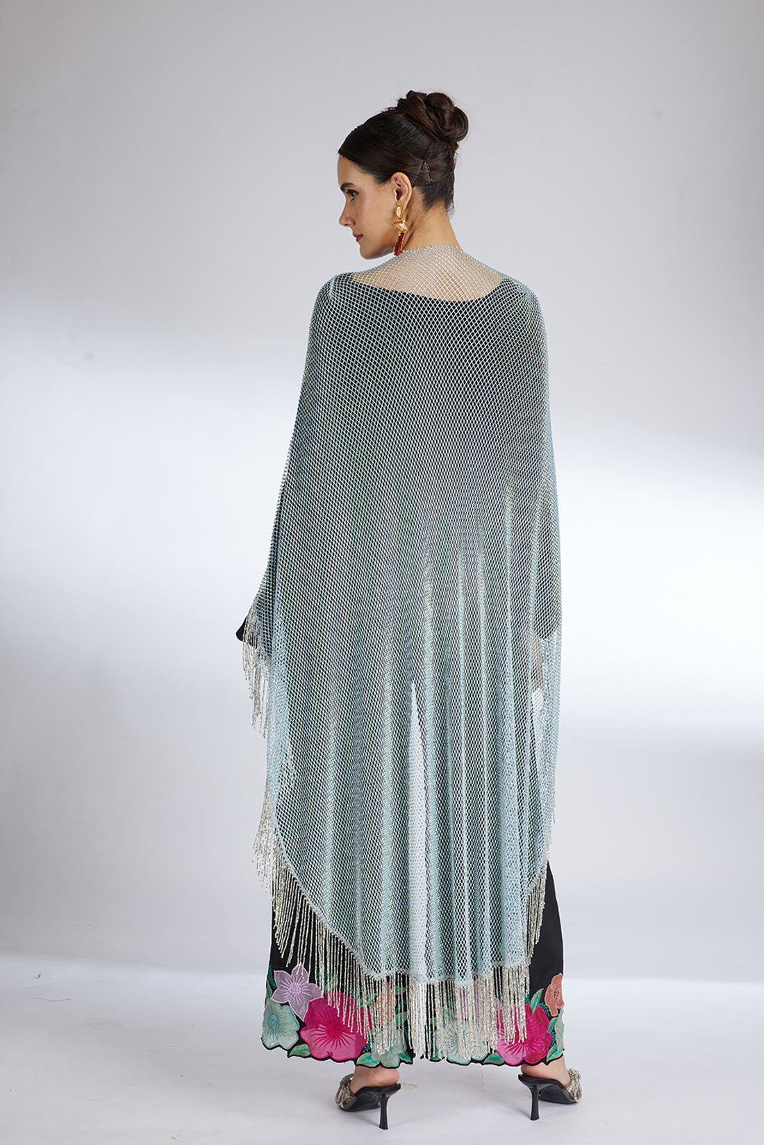 NOIR ELEGANCE FLORAL STYLE PAIR