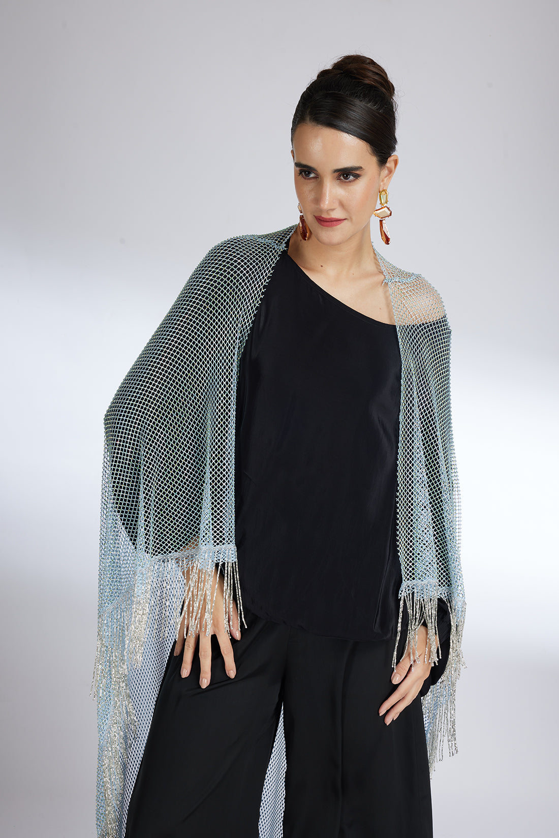 NOIR ELEGANCE FLORAL STYLE PAIR