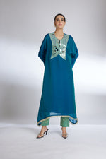 TURQUOISE GLEAM KAFTAN