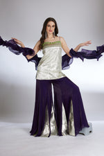 PURPLE METALLC MAGIC SHARARA